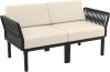 Диван пластиковый двухместный с подушками Portofino Lounge
