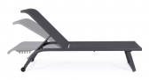 Шезлонг-лежак текстиленовый Garden Relax Taylor алюминий, текстилен темно-серый Фото 4