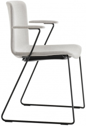 Кресло с обивкой на полозьях-thumbs-Фото1