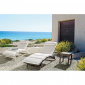 Шезлонг-лежак металлический Garden Relax Antalys алюминий/искусственное волокно шоколад Фото 8