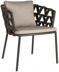 Кресло плетеное с подушкой-thumbs-Фото1