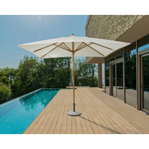 Зонт садовый Garden Relax Saturno дерево/полиэстр слоновая кость Фото 3