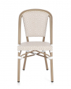 Стул металлический плетеный Garden Relax Silveira алюминий, искусственный ротанг бежевый Фото 4