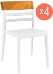 Комплект пластиковых стульев Mone Set 4