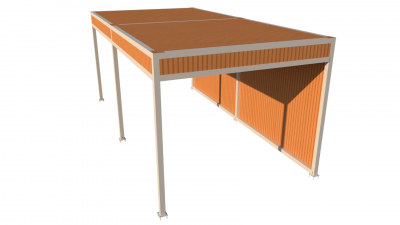 Павильон металлический с навесом и шторами ReeHouse Gala алюминий, полиэстер Фото 5