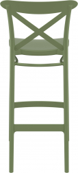 Стул пластиковый барный Cross Bar 75