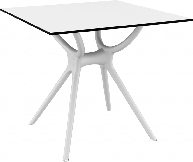 Стол пластиковый Air Table 80, белый, 800х800х740 мм
