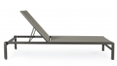 Шезлонг-лежак металлический Garden Relax Konnor алюминий, текстилен антрацит Фото 4