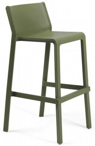 Стул пластиковый барный Nardi Trill Stool стеклопластик агава Фото 1
