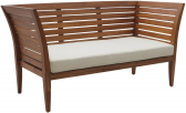 Диван деревянный с подушкой Giardino Di Legno Georgetown тик, акрил Фото 1