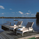 Шезлонг-лежак плетеный Vincent Sheppard Dovile алюминий, искусственный ротанг Фото 5
