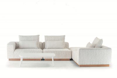 Комплект мягкой мебели Grattoni Don тик, алюминий, олефин тик, бежевый Фото 4