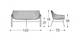 Диван двухместный с подушкой-thumbs-Фото3