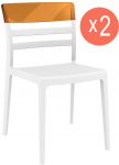 Комплект пластиковых стульев Mone Set 2
