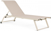 Шезлонг-лежак текстиленовый Garden Relax Taylor алюминий, текстилен бежевый Фото 1