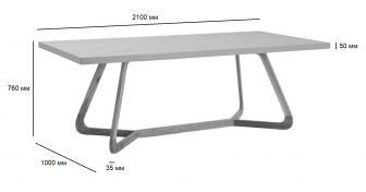 Стол деревянный обеденный-thumbs-Фото3