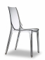 Комплект прозрачных стульев с подушками Scab Design Vanity Set 2 поликарбонат, полиэстер прозрачный, светло-серый Фото 12