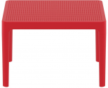 Столик пластиковый журнальный Siesta Contract Sky Side Table пластик красный Фото 6
