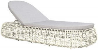 Шезлонг-лежак плетеный с матрасом-thumbs-Фото1