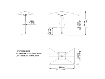 Зонт профессиональный 2х3 м-thumbs-Фото3