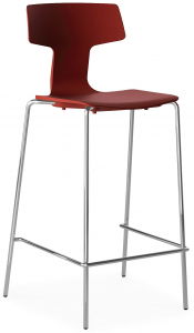 Стул полубарный пластиковый Colos Split 3B сталь, полипропилен, стекловолокно Фото 1