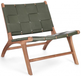 Стул лаунж деревянный с обивкой-thumbs-Фото1