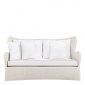 Диван двухместный плетеный с подушками JANUS et Cie Butterfly II алюминий, искусственный ротанг, акрил пергаментный Фото 4