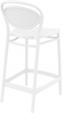 Стул пластиковый полубарный Siesta Contract Marcel Bar 65 стеклопластик белый Фото 8