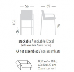 Кресло барное с подушками-thumbs-Фото3