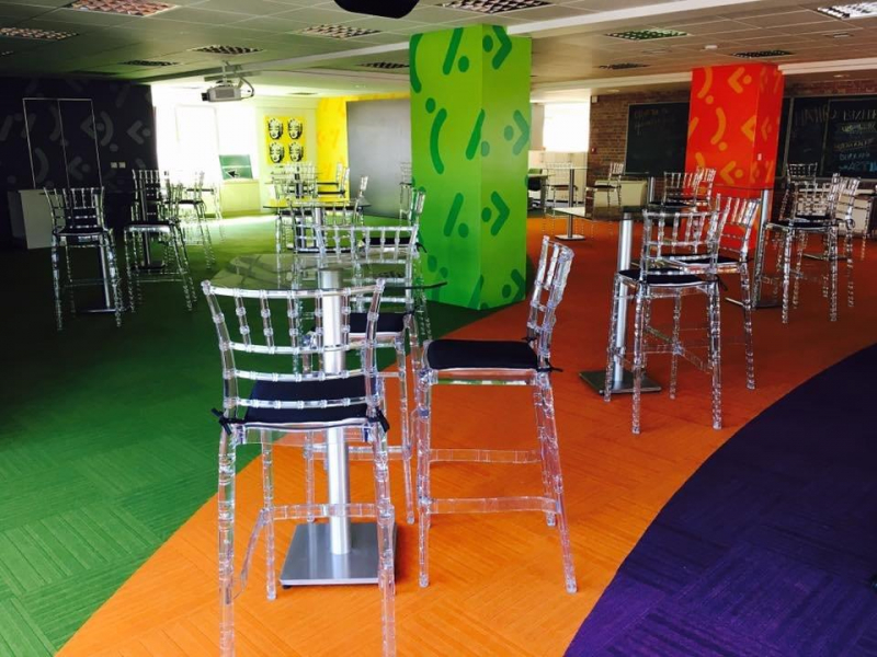 Стул прозрачный барный Chiavari Bar 75