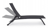 Шезлонг-лежак металлический Garden Relax Raul сталь, текстилен антрацит, темно-серый Фото 4