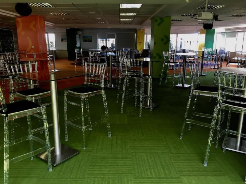 Стул прозрачный барный Chiavari Bar 75