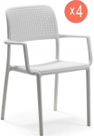 Комплект пластиковых кресел Bora Set 4