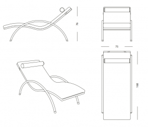 Лежак плетеный с матрасом-thumbs-Фото3