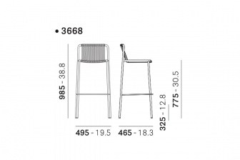 Стул металлический барный-thumbs-Фото3