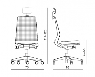Кресло офисное на колесах-thumbs-Фото3