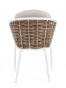 Кресло плетеное с подушками Garden Relax Maribela алюминий, искусственный ротанг, олефин белый, бежевый Фото 4