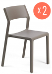 Комплект пластиковых стульев Trill Bistrot Set 2
