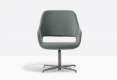 Кресло мягкое вращающееся PEDRALI Babila Comfort сталь, алюминий, ткань Фото 6
