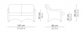 Диван двухместный плетеный с подушками-thumbs-Фото3