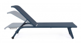 Шезлонг-лежак текстиленовый Garden Relax Taylor алюминий, текстилен синий нави Фото 4