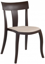 Стул пластиковый с обивкой-thumbs-Фото1