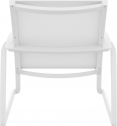 Кресло пластиковое Siesta Contract Pacific Lounge стеклопластик, текстилен белый Фото 7