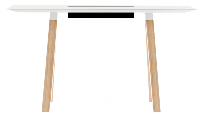 Стол барный с каналом для протяжки проводов Arki-Table CC Wood