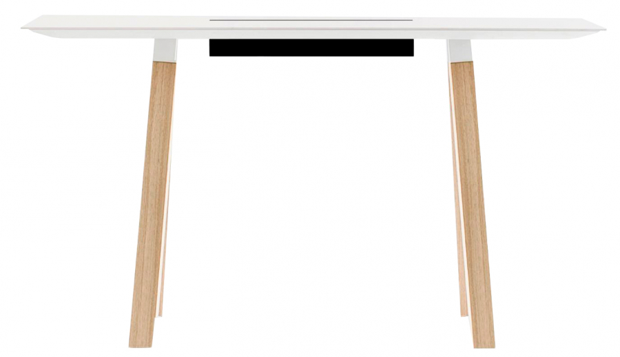 Стол барный с каналом для протяжки проводов Arki-Table CC Wood
