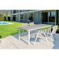 Кресло металлическое текстиленовое Garden Relax Clyde алюминий, текстилен серый Фото 6