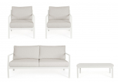 Комплект лаунж мебели Garden Relax Sirius алюминий, полиэстер белый Фото 5