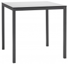 Стол ламинированный обеденный Scab Design Mirto сталь, компакт-ламинат HPL антрацит, белый Фото 4