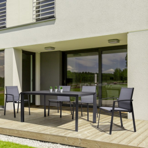 Кресло металлическое текстиленовое Garden Relax Liam алюминий, текстилен антрацит Фото 9
