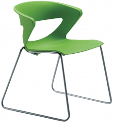 Стул пластиковый на полозьях-thumbs-Фото1